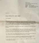 Salix Homes letter to Canon Hussey residents
